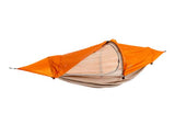 flying tent sunset